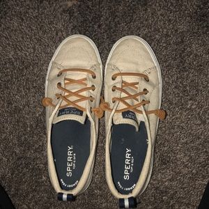 sperry sneakers in oat